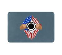 Felpudos I Cuerpo De Ejército De EE. UU. CSIB. Sangre Dentro De Mí Felpudo Exterior Antideslizante Absorbente Alfombra Limpia, para Cocina, Ducha, Bañera, 40x60cm