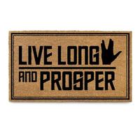 Felpudos Larga Vida Y Prosperidad Felpudo Antisuciedad Alfombras Baño Suaves Doormat para Dormitorio Cocina Oficina 40X60 Cm