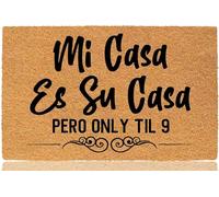 Felpudos Mi Casa Su Casa Pero Til 9 Mantenga La Suciedad Fuera Y Tenga Estilo Alfombras Baño Impermeable Felpudo Interior Antisuciedad Doormat para Jardín Oficina Portón 40X60 Cm