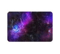 Felpudos Nébuleuse Et Galaxie Sombre Alfombra Baño Personalizado Microfibra Tapete Mascotas, para Bañera, Ducha, Pasillo, 40x60cm