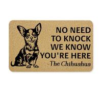 Felpudos No Es Necesario Llamar. Sabemos Que Estás Aquí. Felpudo Absorbentes Alfombra De Entrada Antisuciedad Doormat para Cocina Portón Jardín 40X60 Cm