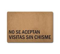 Felpudos No Se Aceptan Visitas Sin Chisme Alfombras Baño Resistente Felpudo Antisuciedad Felpudo Interior para Oficina Portón Dormitorio 40X60 Cm