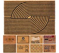 Felpudos originales, felpudo entrada casa fibra de coco 60x40 cm - Alfombra divertida y decorativa, exterior/interior con diseños únicos, ideal para dar personalidad a tu hogar. (60x40, Trama)