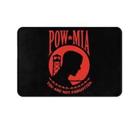Felpudos Pow MIA You Are Not Forgotten Felpudo Resistente Alfombra De Entrada Antisuciedad Doormat para Oficina Portón Cocina 40X60 CM