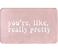 Felpudos Son, como, Chicas Realmente Bonitas Y Malas Alfombras Baño Antisuciedad Doormat Absorbentes Alfombra De Entrada para Dormitorio Cocina 40X60 CM