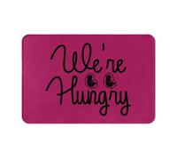 Felpudos Tenemos Hambre Embarazo Alfombra Baño Microfibra Absorbente Alfombra Limpia, para Terraza, Interior O Exterior, Cocina, 40x60cm