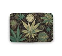 Felpudos Una Calada A Tiempo De Marihuana Felpudo Interior Absorbentes Alfombras Baño Impermeable Alfombra De Entrada para Portón Cocina 40X60 CM