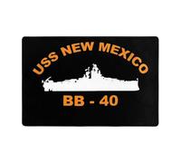 Felpudos USS New Mexico BB 40 Alfombra para Ducha Modernas Microfibra Alfombra Interior, para Bañera, Ducha, Pasillo, 40x60cm