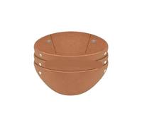 Felt Planter Liners Replacement Inserts Paquete de 3 forros for cestas colgantes fieltro, repuesto fibra coco, maceteros redondos a prueba pájaros, insertos for flores, hierbas, vid(14 inches)