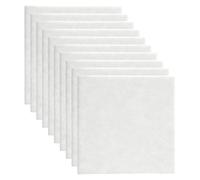 Felt Sheets - 10 Pack 29x28.5cm Soft White Craft Fabric Squares