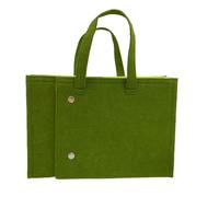 Felt Shopping Bag - Portable Storage Carrier | Foldable Handbag with Multi Pocket Design & Easy Carry Features for Fashion Use, Storage, Weekend, Offices and Casual Outings