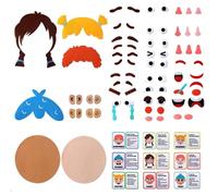 Felt Story Board Set Interactivo Juguete Rompecabezas Emoji Juego de Tablero de Cuentos de Fieltro para Niños Juguetes Regalos para Niños Niñas Cumpleaños