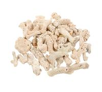 FELTECHELECTR 1 Bolsa de Coral para Filtro de Acuario: Piedras de Roca de Coral para Filtro de pecera - 800 g/1,8 LB de Grava triturada con Bolsa de Malla para filtración de peceras y estanques de