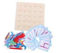 FELTECHELECTR 1 Juego Juguete Educativo de Geoboard para Puzzle de Letras y para Desarrollo de Habilidades y Pensamiento Crítico Interacción Familiar y Aprendizaje