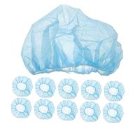 FELTECHELECTR 100piezas Gorro Reutilizable Transpirable Para Servicio De Alimentos y Laboratorios Elástico Para Cocinas Hoteles y Entornos Industriales