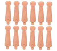FELTECHELECTR 12 Piezas Columnas Decorativas de Madera sin Pintar para Muebles Balustres de Madera para Armarios y Artesanía Pilares Europeos para Barra Cocina y Vino