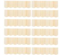 FELTECHELECTR 12 Piezas Tejas de Madera Miniatura para Casa de Muñecas, Accesorio Decoración en Madera Natural, Tamaño Pequeño, Adecuado para Manualidades y Modelismo, Suministros para