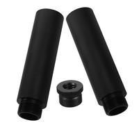FELTECHELECTR 1juego Extensión De Soporte De Micrófono De Aluminio Para Grabación y Streaming Kit De Tubo y Adaptador De Compatible La Mayoría De Brazos De Micrófono y Soportes Fácil