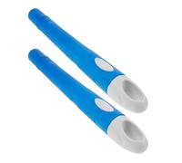 FELTECHELECTR 2 Piezas de Mango para Recogedor y Escoba de Plástico Azul, Repuesto Ligero Tapa de Extremo, Adecuado para Mopas de Limpieza Suelos Profesional