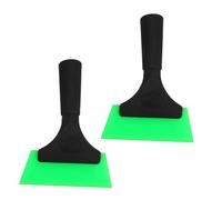 FELTECHELECTR 2 Piezas Espátulas de Vinilo para Coche Raspador de Película Automotriz con Diseño Ergonómico Herramienta Duradera para Limpieza y Montaje sin Marcas Color Verde