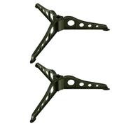 FELTECHELECTR 2 Piezas Soporte para Árbol de Navidad Resistente Abs 1, 2m | Base Triangular Ajustable, Abrazadera Espiral, Patas Goma Antideslizante, Uso Interior Oficina