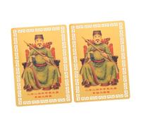 FELTECHELECTR 2 Piezas Tai Sui Card Amulet de Compacto y Ligero Decorativo Tradicional Chino para Protección y Buena Suerte