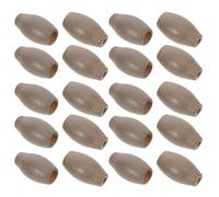 FELTECHELECTR 20 Piezas de Extremos de Cordón de Cortina de Madera en Forma de Oliva, Accesorios Duraderos y Versátiles para Persianas, Ideales para Reemplazo en Hogares