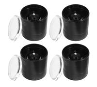 FELTECHELECTR 4 Piezas Tapa Manual Ajustable para Molinillo de Sal y Pimienta de Cubierta Ergonómica Resistente para Molinos de Especias Recambio para Tarros de Cocina