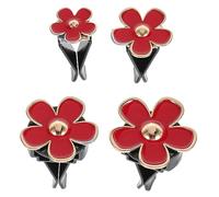 FELTECHELECTR 4piezas Clips Decorativos Para Ventilación De Automóvil Ambientador Floral De Accesorios De Interior Para Coches Diseño De Decoración Práctica y Elegante Para Aire