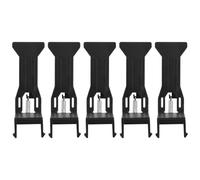 FELTECHELECTR 5 Clips de Repuesto para Caja Registradora Clips Negros Aplicables para Cajón de Organizador de Billetes Compacto Suministros para Cajeros Bancarios