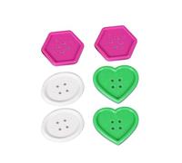 FELTECHELECTR 50 Piezas Botones Grandes de Plástico para Manualidades y Decoración, Ideales para Contar y Clasificar en Colecciones y Scrapbooking Color Aleatorio