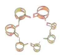 FELTECHELECTR 70 Unidades Abrazaderas de Resorte para Mangueras Abrazaderas de Banda Elástica de Acero al Carbono con Recubrimiento Zinc Surtido Clips Resistentes para Líneas de Combustible