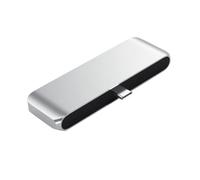 FELTECHELECTR Adaptador USB 4k 3 5 Mm para Auriculares Carga USB 3.0 PD para Ordenador Portátil Wc7366 Color Plateado