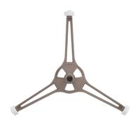 FELTECHELECTR Anillo Giratorio Microondas Triple Brazo Soporte Plástico Resistente para Plato Giratorio Horno Distribución Uniforme Cocción Sencilla Instalación sin Herramientas