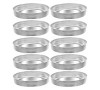 FELTECHELECTR Bandeja de Pesaje de Aluminio 150 Ml Fondo Plano 100x20 Mm 20 Unidades para Laboratorio Análisis Químico Muestreo Alimentos y Preparación de Muestras Científica Portátil