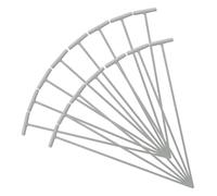 FELTECHELECTR Barras en Forma de T 25 Piezas 9.84X1.57 Pulgadas para Jaulas y Entradas de Palomas, Uso en Puertas Correderas y Sistemas de Captura