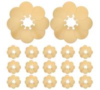 FELTECHELECTR Bases Redondas de Cartón para Pasteles Mousse 200 Unidades Diámetro Grande Color Dorado Brillante Soporte Estable para Repostería Adecuado para Presentación y Decoración de