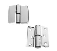 FELTECHELECTR Bisagras Resistentes Corrosión Desgaste de Acero Inoxidable para Puertas Plegables Pack de 2 Unidades de Mamparas en Baños Públicos para Uso en Áreas de Alto Tráfico