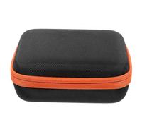 FELTECHELECTR Bolsa para Yo-yo 2 Compartimentos Naranja Multifuncional Material PU, Nailon y Esponja, Soporte Portátil para Almacenamiento y Transporte de Accesorios de Yo-yo, Adecuado