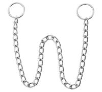 FELTECHELECTR Cadena para Perros Pequeños de Metal Ajustable 40 CM Ligera para Bulldog Francés y Mascotas en Adiestramiento