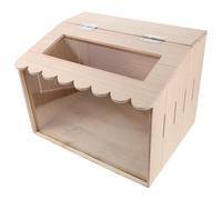 FELTECHELECTR Caja de Cría de Pollitos y Codornices Beige de Madera y Acrílico Estructura Multilayer para Incubadoras de Huevos en Ambiente Silencioso y Fácil Mantenimiento