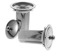 FELTECHELECTR Colador de Té Suelto de Acero Inoxidable 304 Tapa, Filtro Fino para Tetera, Paquete de 2 Piezas, Acabado Pulido y Cómodo para Uso en Casa u Oficina