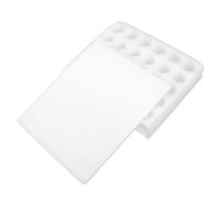 FELTECHELECTR Contenedor para Almacenar Huevos Capacidad Grande, Material Epe Blanco, Bandeja de 30 Celdas Que Protege Huevos y Ahorra Espacio para Cocina o Frigorífico