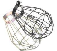 FELTECHELECTR Cubierta de Lámpara Anti-Quemaduras para Terrario de Reptiles, Malla de Hierro Resistente Dorada Tornillos, Protector de Luz para Caja de Mascotas y Lámpara de Calefacción, Pack 2