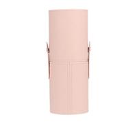 FELTECHELECTR Cubo de Brochas de Maquillaje de PU Tapa, Organizador Práctico y Portátil para Viajes y Uso en Casa, Capacidad Suficiente para Pinceles y Cosméticos
