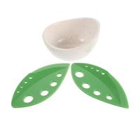 FELTECHELECTR Cuenco De Cerámica Artesanal Para Pelar Hierbas Medicinales Herramienta Para Separar Hierbas Cuenco Artesanal Para