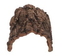 FELTECHELECTR Cueva-escondite para Reptiles - Refugio Natural de Corteza de Corcho para lagartos - Túnel arqueado de Corteza de árbol para Que Geckos, Tortugas, Serpientes y cangrejos ermitaños
