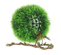 FELTECHELECTR Cuevas de césped Artificial para esconderse - Bola de topiario Artificial Realista para terrarios de Geckos y Reptiles - Escondites para Ranas arborícolas para Accesorios de terrario