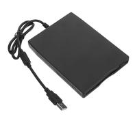 FELTECHELECTR Disquetera Externa USB Portátil Multi Compatible con PC y Portátil Lector de Disquetes Plug and Play sin Instalación Transferencia Rápida USB Ligero y Fácil de Transportar