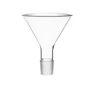 FELTECHELECTR Embudo de Vidrio Triangular de Laboratorio 90 MM Embudo de Llenado y Filtrado Reutilizable Material de Laboratorio Resistente y Ligero para Química Analítica y Experimentos